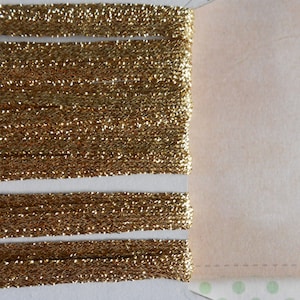 Dunne trim goud zilver 1/8&quot; breedte 10 meter