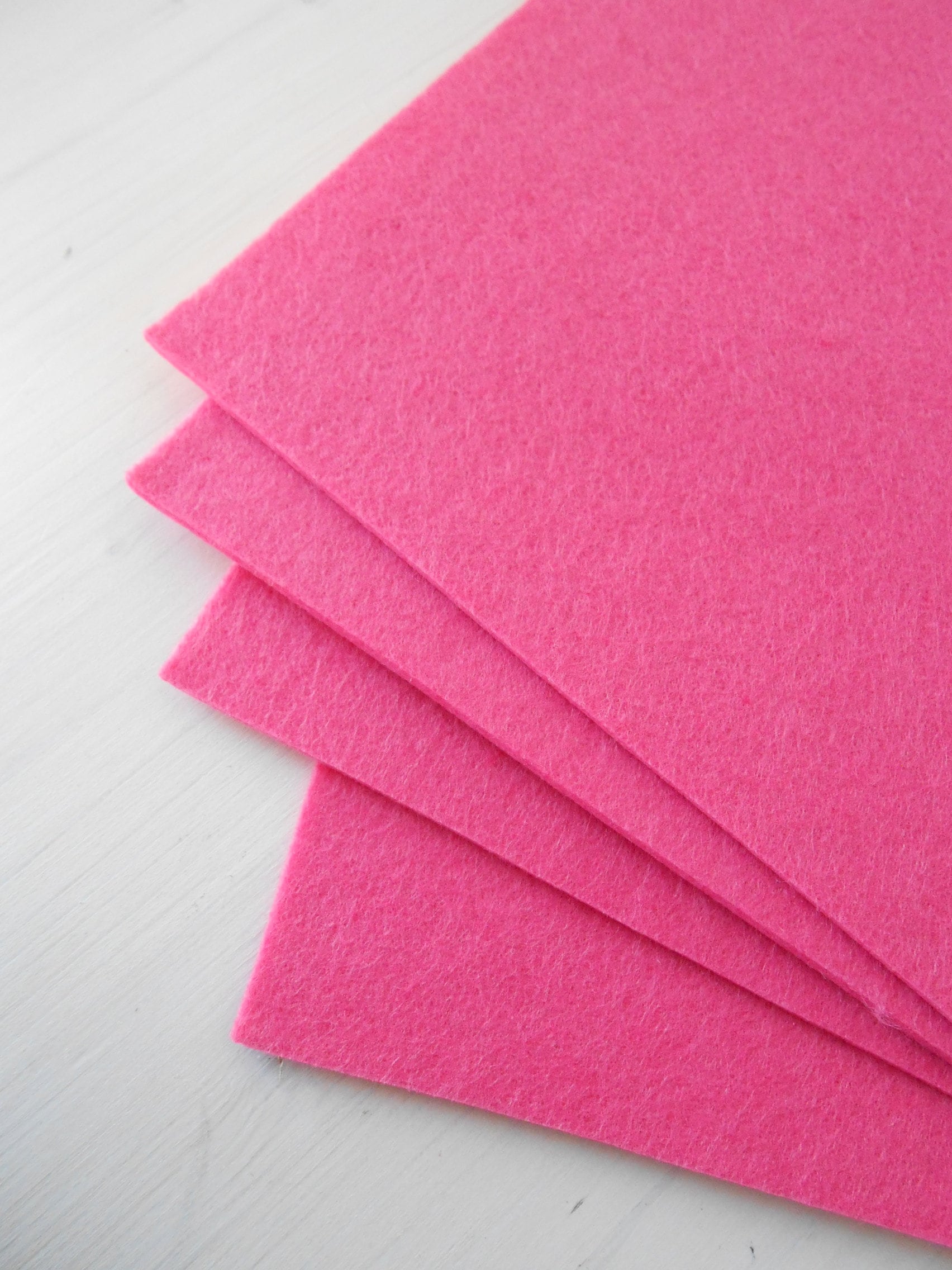 Felt Sheets 2 Pcs Craft Thick Hot Pink Felt Cm 20x30 