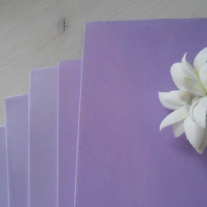 Moosgummi 3 Sheets EVA Foam Craft Fommy Solid Color 40x30 Lilac