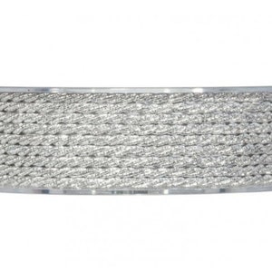 Lurex Twisted Cord 10 yards Silver Decorative String 1/8&quot; width