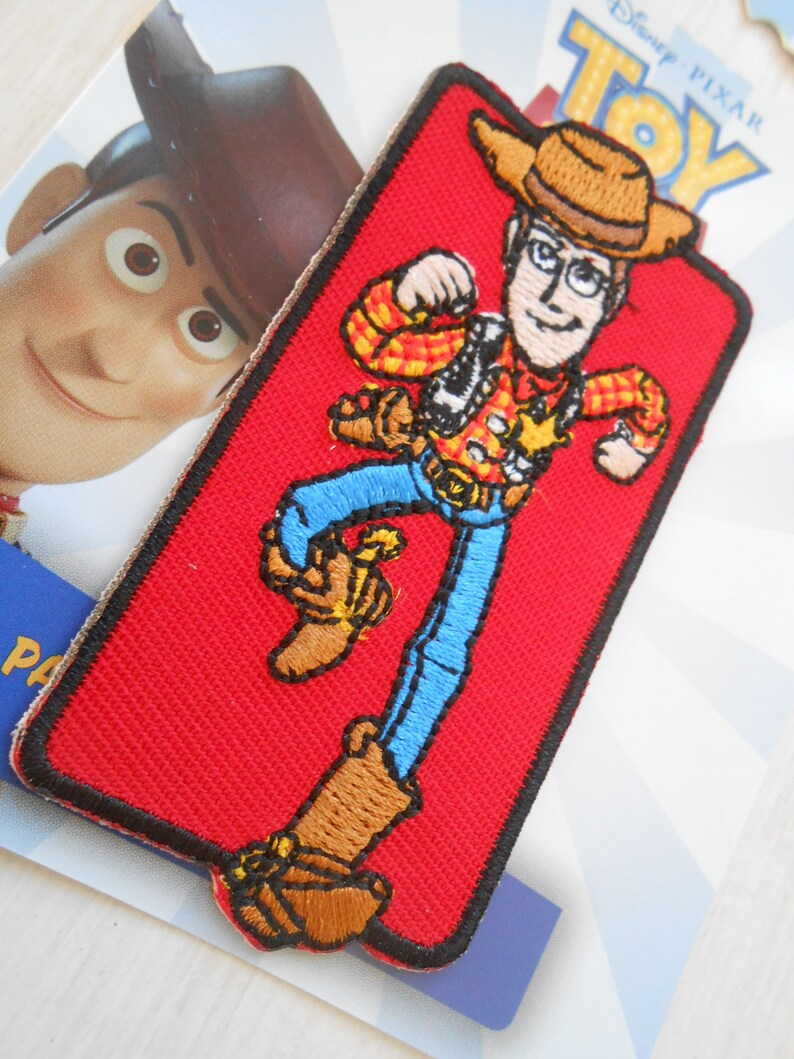 Toy Story Patch Woody Iron on Disney Embroidered Etsy