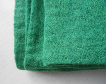 Natural Wool Felt Sheet Craft Thick Felt Solid Color cm 70x50 Green