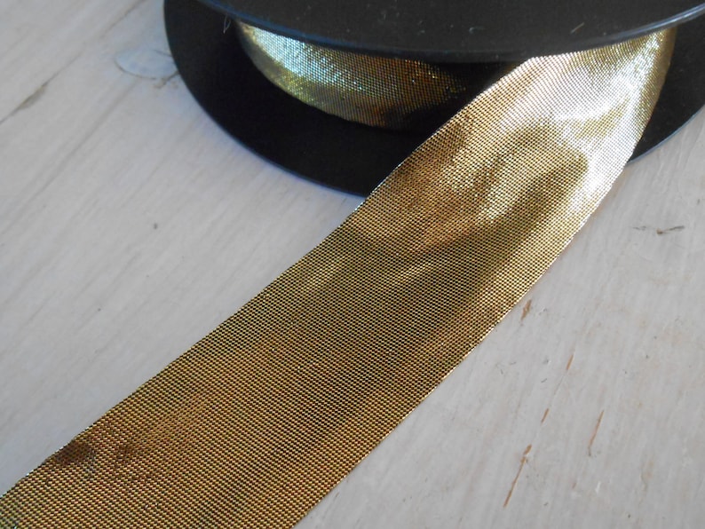 Bias Tape Binding Antique Gold 5 Yds 1 Width Etsy