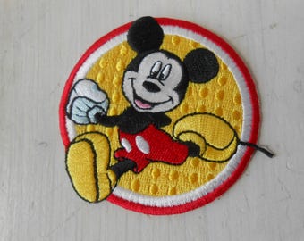 Appliqué de fer sur patch brodé Mickey Mouse