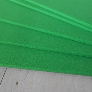 Moosgummi 5 Sheets EVA Foam Craft Fommy cm 30x20 Green