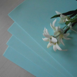 Moosgummi 3 Sheets EVA Foam Craft Fommy Solid Color 40x30 Teal