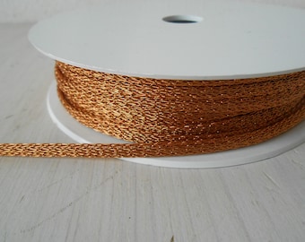 Gold Cord, 6mm Diameter Braided Trim for Soft Furnishings, Upholstery, Home  Decor 