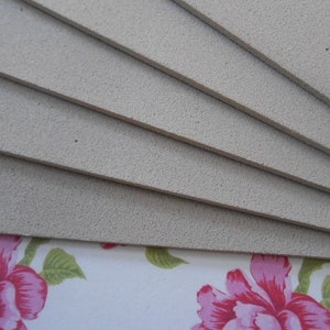 Moosgummi 5 Sheets EVA Foam Craft Fommy cm 30x20 Taupe
