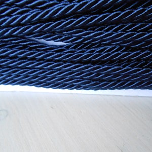 Cordone Intrecciato metri 5 mm 3,5 Blu Passamaneria