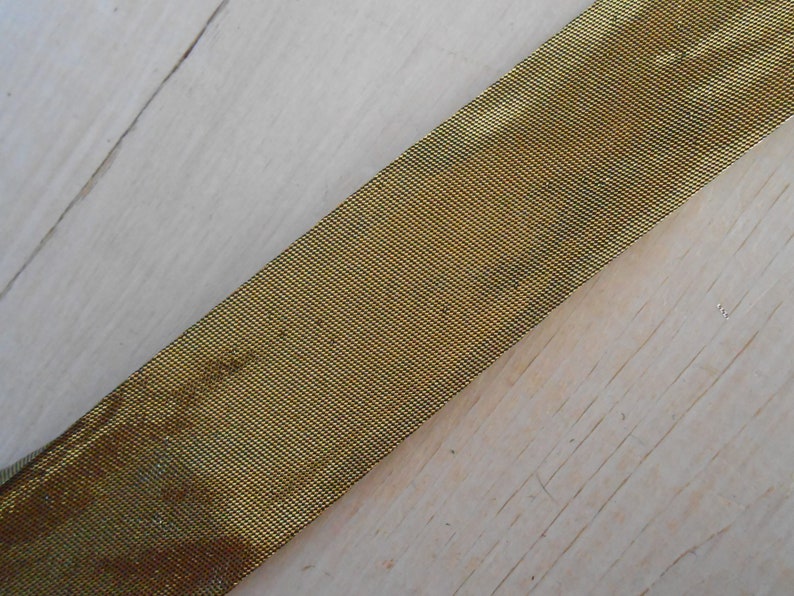 Bias Tape Binding Antique Gold 5 Yds 1 Width Etsy