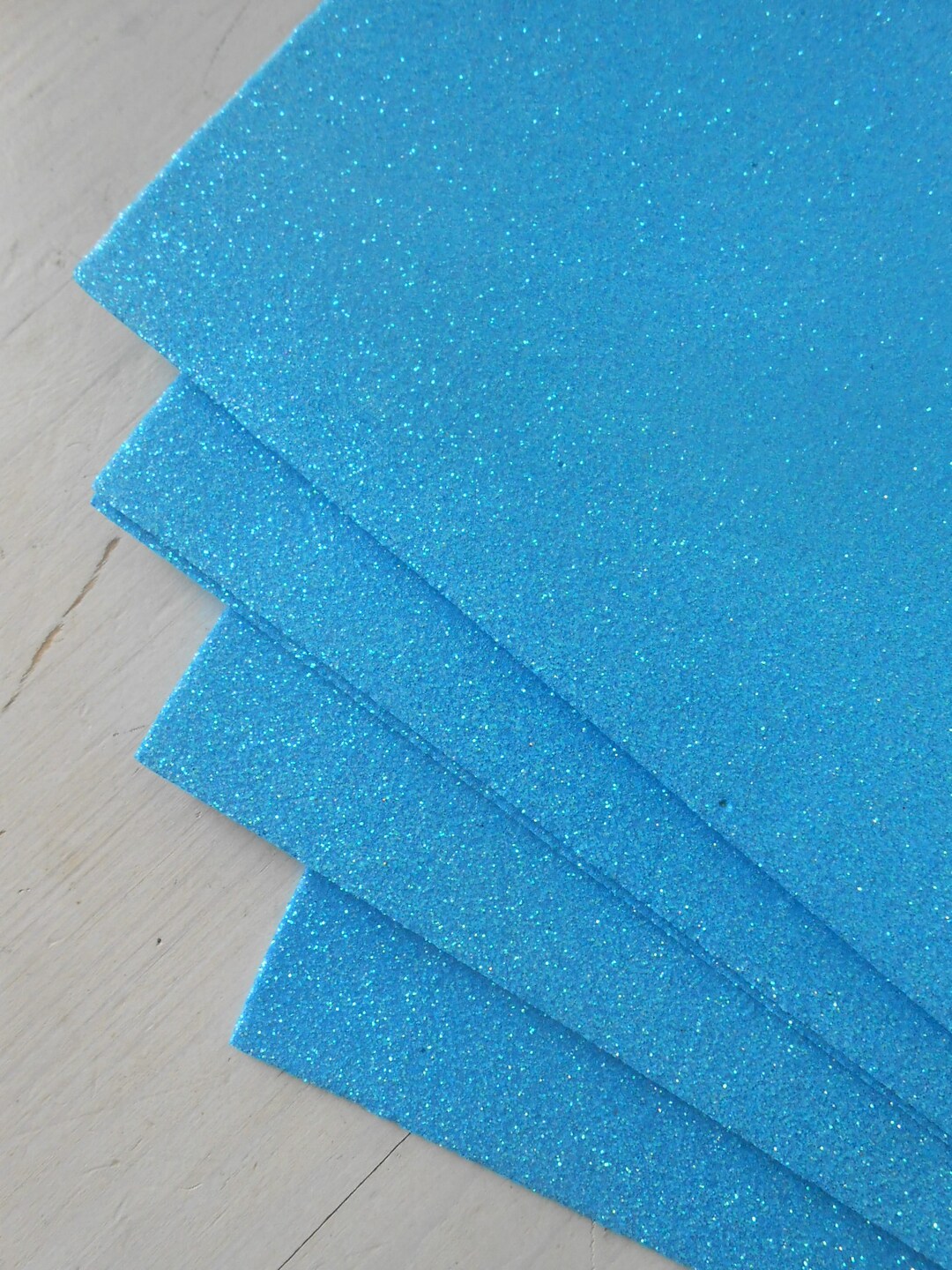 Moosgummi Glitter 3 Sheets Azure EVA Foam Craft Fommy Cm 40x30 - Etsy