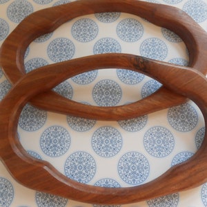 Bag Handles Wood Set of 2 DIY Purses