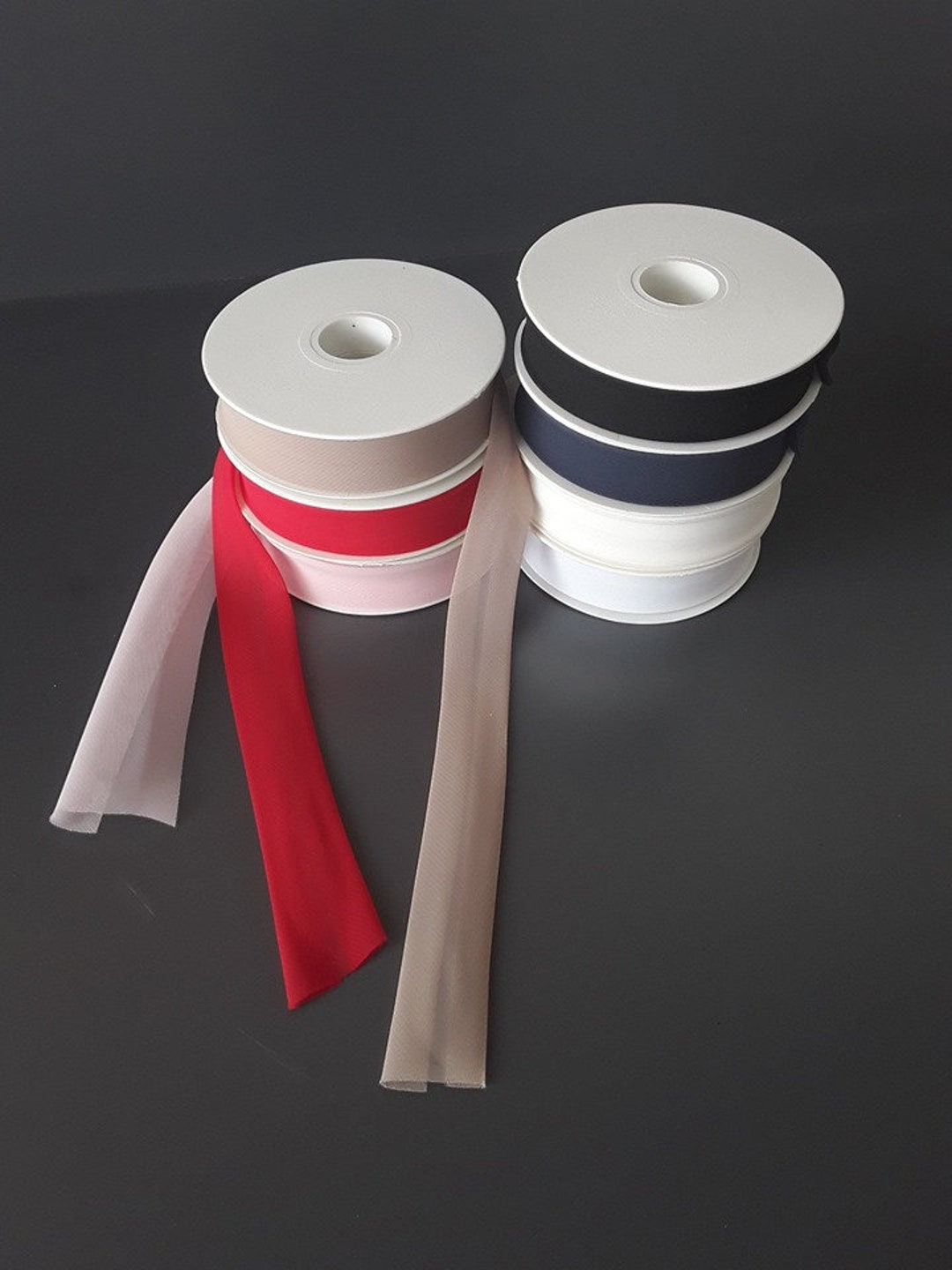 Chiffon Bias Binding 1 Width 5 Yards Sewing Fine Elegant Folded Bias