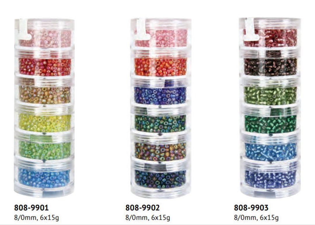 6/0mm Glass Seed Bead Kit w/ Stretch Cord