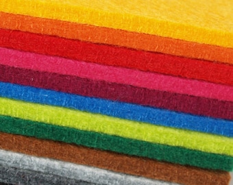 Felt Sheet Craft Thick Felt Solid Colors cm 30x45