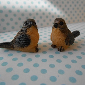 Miniature Uccellini Animali in Resina Set di 4 immagine 6