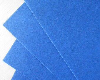 Felt Sheet Craft Thick Felt Solid Color cm 30x45 Royal Blue