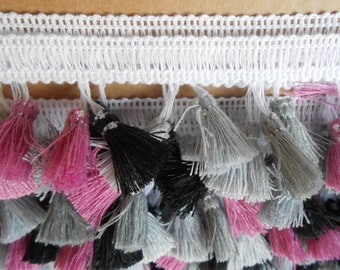 Tassels Fringe Trim 4 yds 1 1/2" width Embellishment Boho Edge