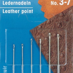 2 Ledernadeln Nr 2//0 und Nr 3