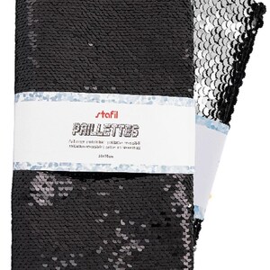 Tessuto Paillettes Reversibili 70x50 cm 5 colori immagine 7