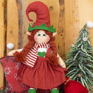 DIY Elf Doll Fabric Christmas Doll Handmade Stafil