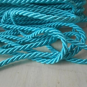 Cordone Intrecciato metri 5 mm 3,5 Turchese