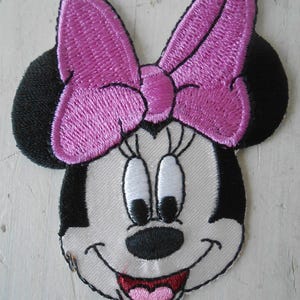 Minnie Stryk-på Broderad Applikation Disney
