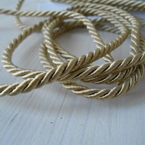 Cord Twisted Trim 5 yards 1/8 » largeur Rembourrage Passmenterie