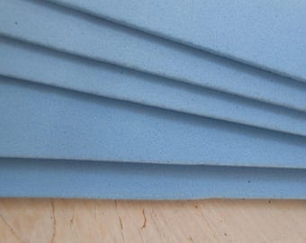 Moosgummi 5 hojas de espuma EVA azul para manualidades Fommy cm 30x20