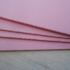 Moosgummi 5 Sheets EVA Foam Craft Fommy cm 30x20 Baby Pink