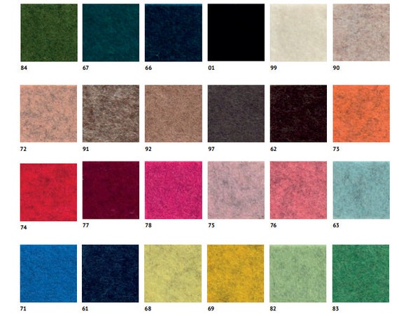 Felt Sheet Craft Thick Felt Solid Colors Cm 70x50 