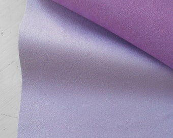 Tessuto Similpelle Scamosciato Double Face Lilla Violetto Fogli di Finta Pelle  cm 50x70 Suede
