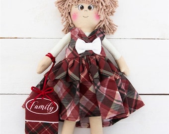 Muñeca de tela hecha a mano Stafil Kit Patrón Bimba 67 x 46 cm Niña