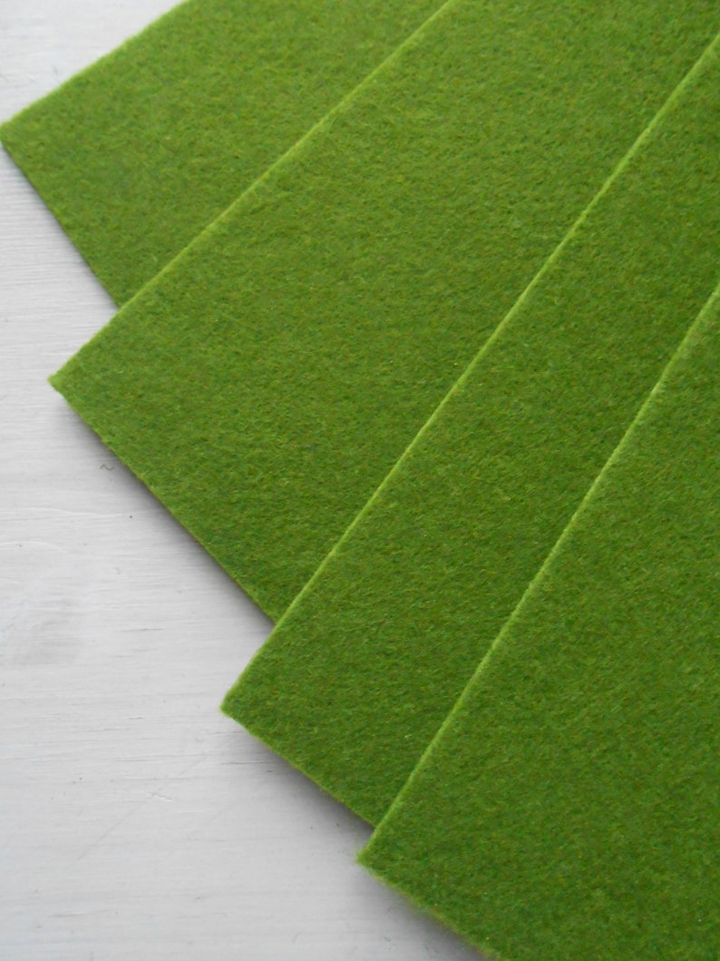 Felt Sheet Craft Thick Solid Spring new work one after another Green Moss cm 30x45 Max 56% OFF Colors