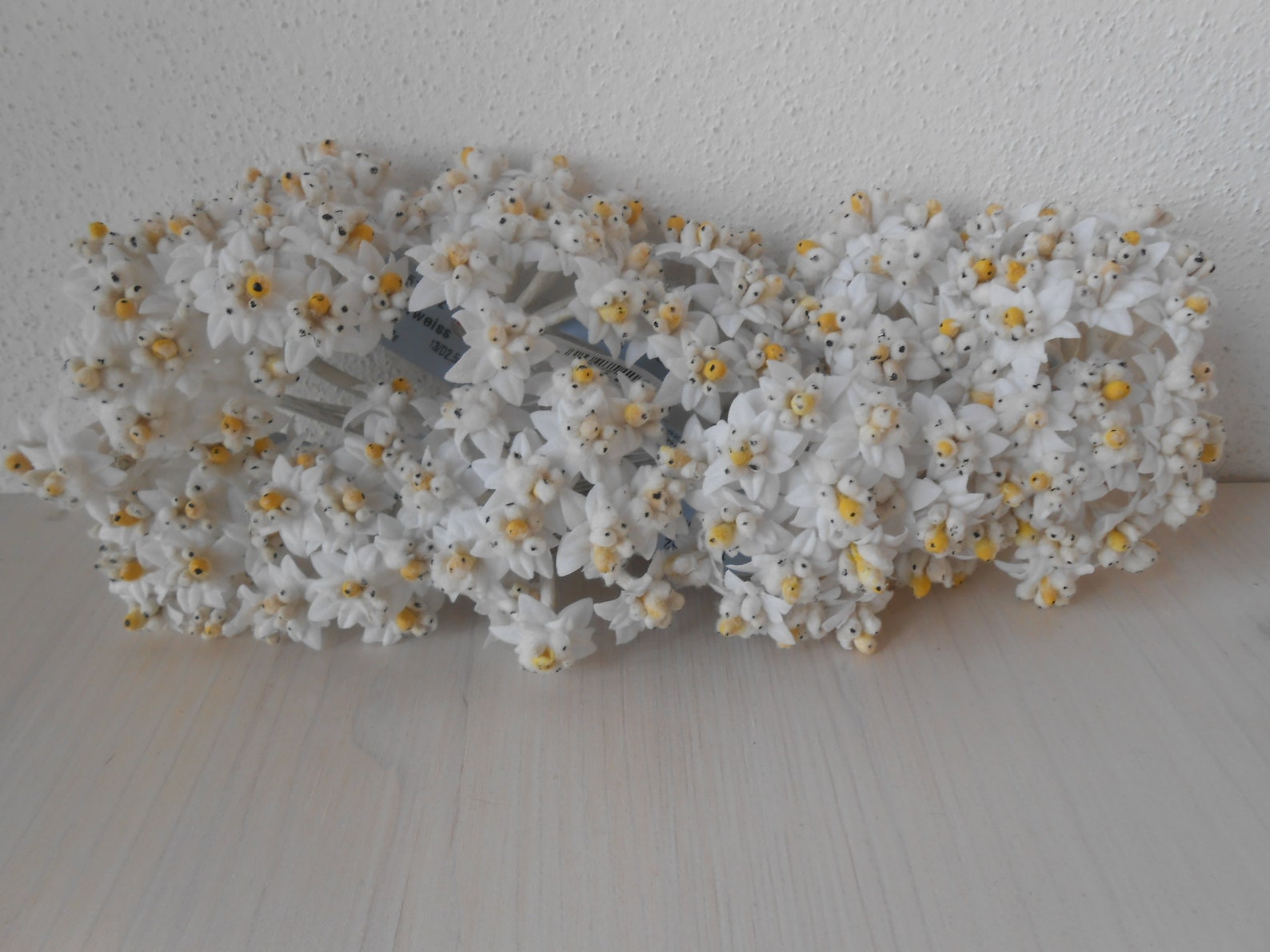 Edelweiss Artificial Fabric Flowers 24 Pcs Decorative Pick Etsy