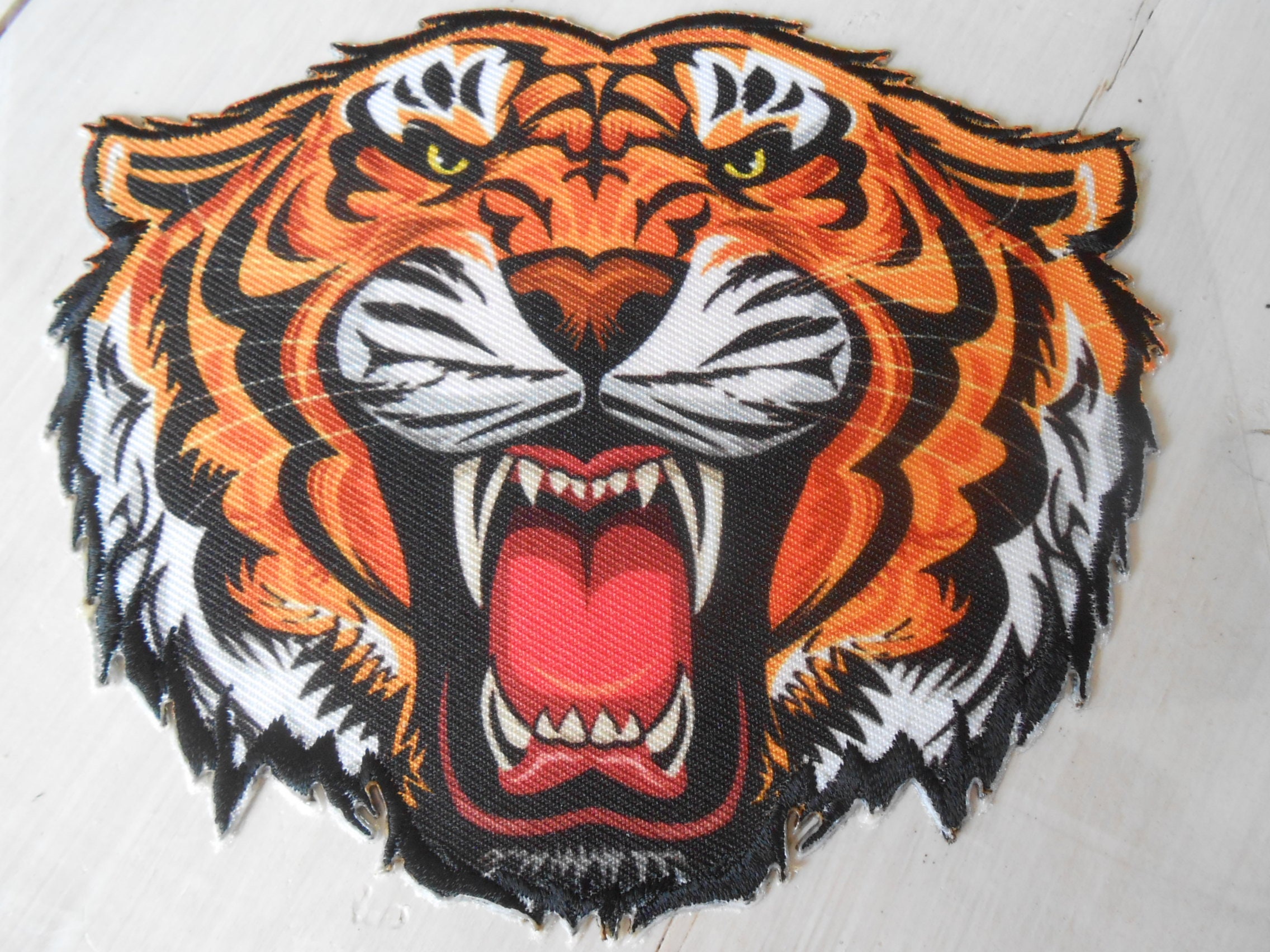 Tiger Head Patch 5"