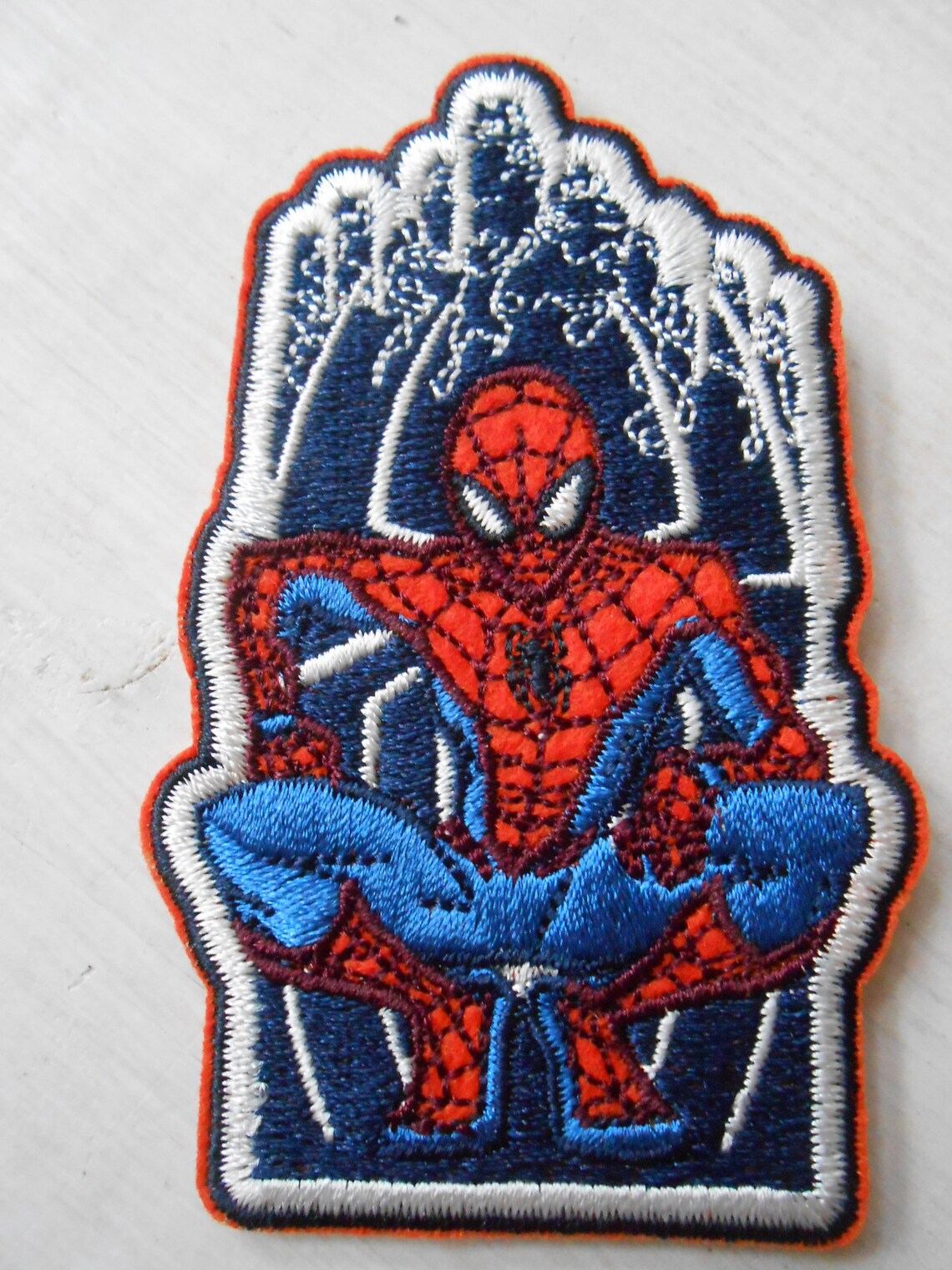 Spider Man Iron on Patch Marvel Embroidered Applique Etsy