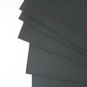 Moosgummi 5 Sheets EVA Foam Craft Fommy cm 30x20 Black