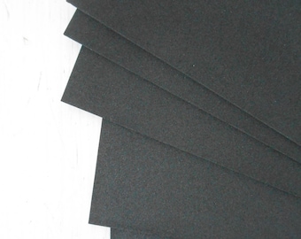 Moosgummi 5 Sheets EVA Foam Craft Fommy cm 30x20 Black