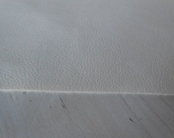 Vegan Leather Smooth Craft Leatherette Cream Sheet DIY Bags 70x50 cm