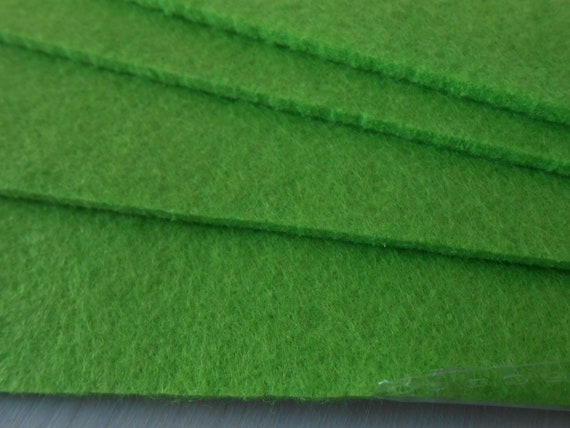 Felt Sheets 2 pcs Craft Thick Green Felt cm 20x30