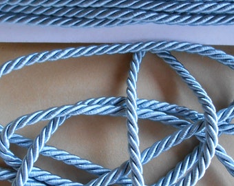 Cord Twisted Trim See Blau 5 Meter 1/4 "Breite