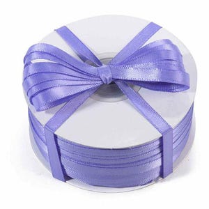 Ruban de satin lavande 1/4" largeur 100 mètres
