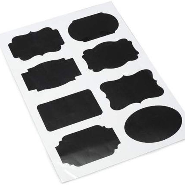 Blackboard Stickers Tags 24 pcs.