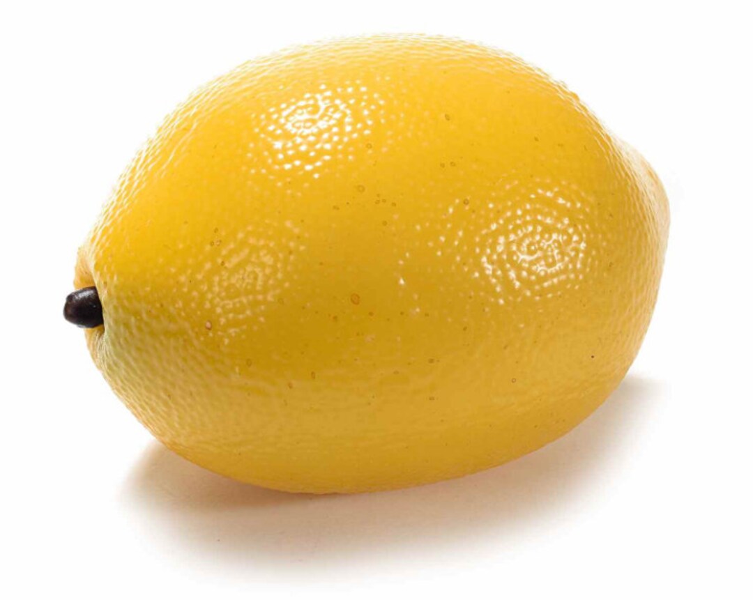 Lemon Plastic Fake Vegetable Artificial Food Ornament - Etsy