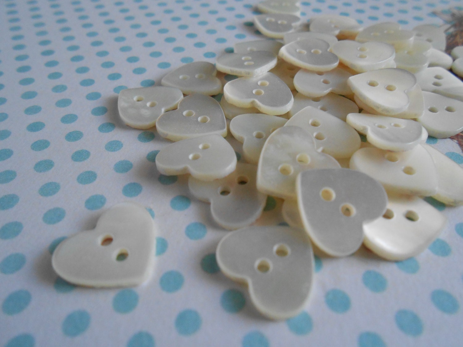 Tiny Heart Buttons Handmade Ceramic Buttons Sweet Clothing Accent Small  Buttons Clothing Finish Heart Button Focal Buttons for Baby 