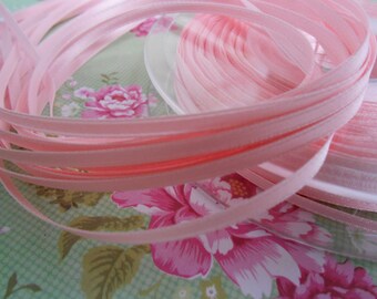 Ribbon Satin Luxe Double Face Pink 20 Yards 1/8"width