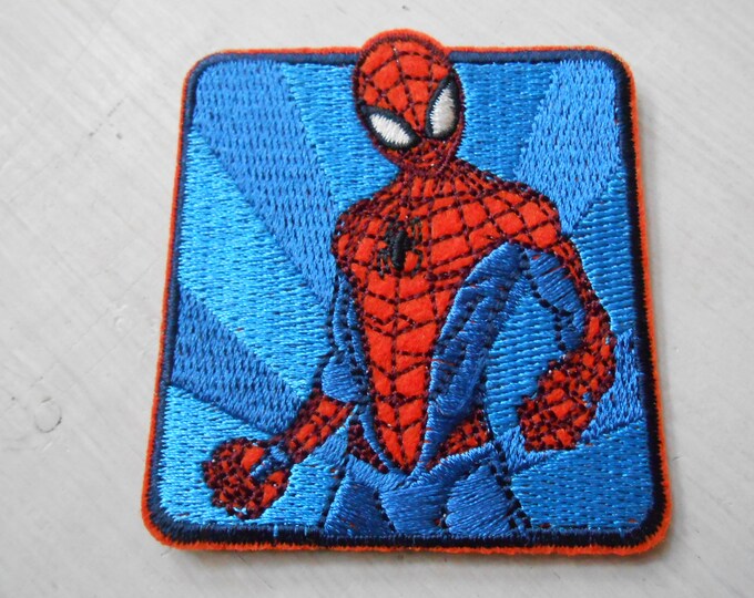 Spider Man Iron on Patch Marvel Embroidered Applique Etsy