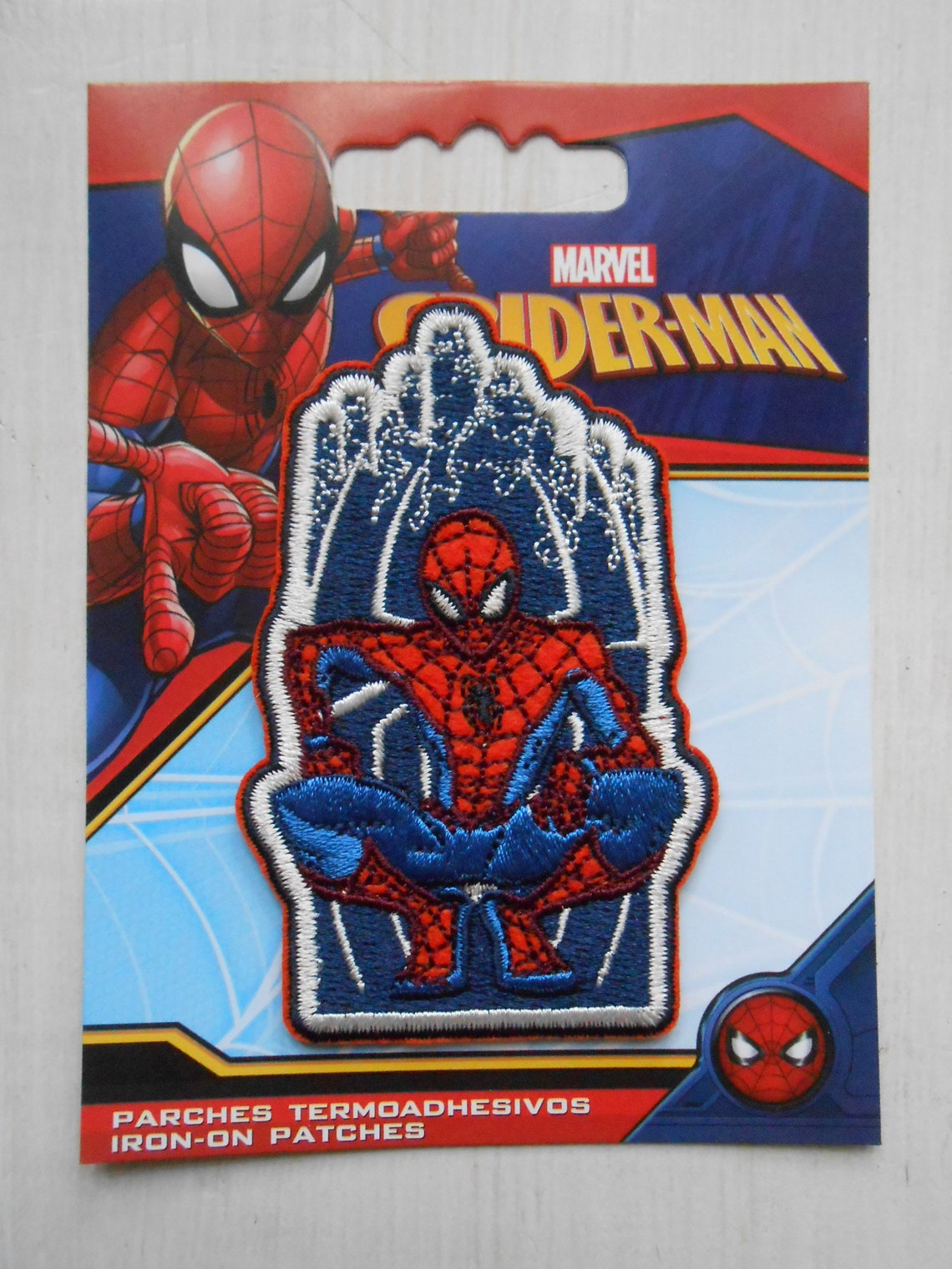 Spider Man Iron on Patch Marvel Embroidered Applique Etsy
