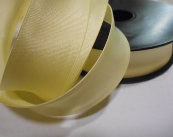 Satin Bias Tape Binding Pale Yellow